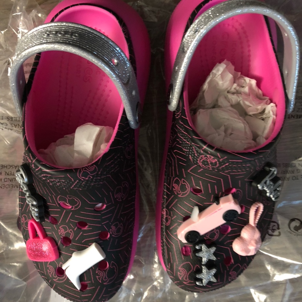 Barbie Platform Crocs